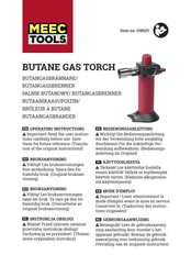 Meec tools 018625 Operating Instructions Manual