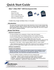 MaxStream Xbee-PRO Quick Start Manual
