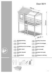 Otto Deer 8611 Assembly Instructions Manual
