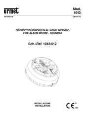 urmet domus 1043/512 Installation Manual