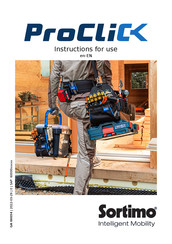 Sortimo ProClick Instructions For Use Manual