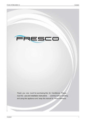 Fresco Pro FFC1A-03H Manual