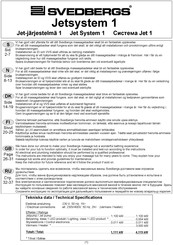 Svedbergs Jetsystem 1 Instruction Manual