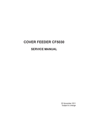 Plockmatic CF5030 Service Manual