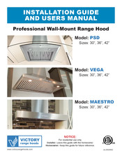 Victory PSD Installation Manual And User's Manual