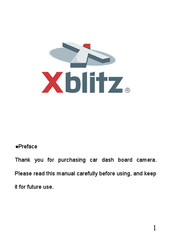 Xblitz XB-P100 Manual