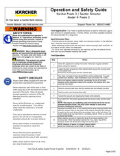 Kärcher Presto 3 Operation And Safety Manual