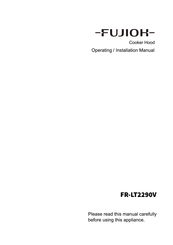Fujion FR-LT2290V Operating & Installation Manual