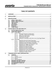 evertz 7780ASIB2-DS3/E3 Manual