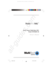 Multitech MultiDSU56K Owner's Manual