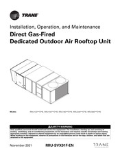 Trane RRU120 D B Series Installation, Operation And Maintenance Manual