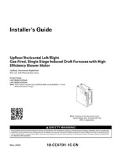 Trane L8X1B080U4XSAA Installer's Manual