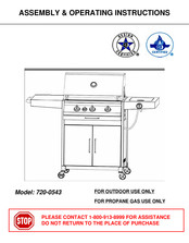 Nexgrill 720-0543 Assembly & Operating Instructions