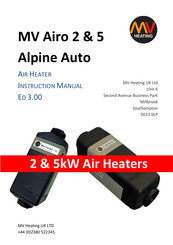 MV Heating Airo 2 Alpine Auto Instruction Manual
