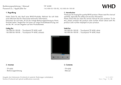 WHD 142-000-03-100-00 Manual