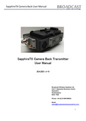 Broadcast SapphireTX User Manual