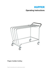 Hupfer 7500371 Operating Instructions Manual