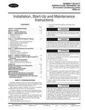 Carrier GEMINI 09DPM065 Installation, Start-Up And Maintenance Instructions