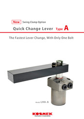 kosmek LHA0400-A Series Manual