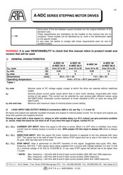 RTA A-NDC 04 Manual