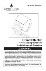 GRAND EFFECTS Cambre Owner's Manual