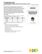 NXP Semiconductors A3M39SL039 Datasheet