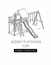 Congo Play MONKEY PLAYSYSTEM FORT Assembly Instructions Manual