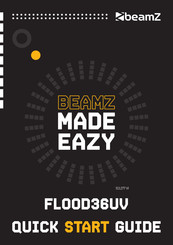 Beamz FLOOD36UV Quick Start Manual