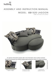 Bullfrog OD1520 LAGOON Assembly And Instruction Manual