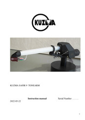Kuzma SAFIR 9 Instruction Manual