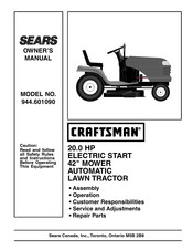 Sears CRAFTSMAN 944.601090 Owner's Manual