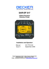 Becker SAR-DF 517 Installation & Operation Manual