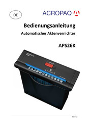 acropaq APS26K User Manual
