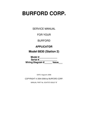 Burford 8830 Service Manual