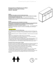 Home Product Import 300.001092 Assembly & Care Instructions