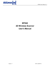 Marson MT840 User Manual