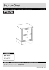 hygena 1664672 Assembly Instructions Manual