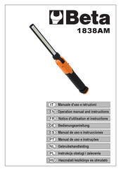 Beta 1838AM Operation Manual And Instructions