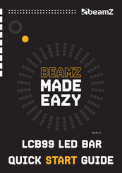 Beamz LCB99 LED BAR Quick Start Manual