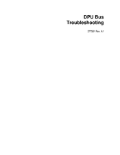 metso automation DPU Bus Troubleshooting Manual