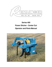 Remlinger 400-10 Operator And Parts Manual
