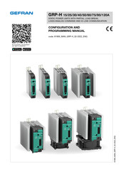 gefran GRP-H40A Configuration And Programming Manual