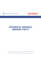 Dictator SQUARE 940-2 Technical Manual