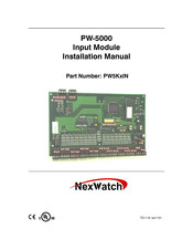 NexWatch PW5KxIN Installation Manual