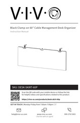 Vivo DESK-SKIRT-60P Instruction Manual