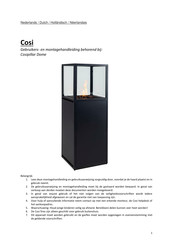 Cosi Cosipillar Dome User And Installation Instructions Manual