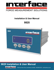 Interface 9825 Manuals | ManualsLib