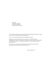 ThermoFisher Scientific 2325 Instruction Manual