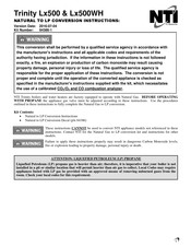 NTI Lx500WH Instructions