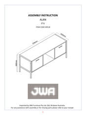 JWA ALAN 69518 Assembly Instruction Manual